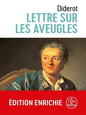 cover image of Lettre sur les aveugles